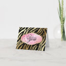 Zoek naar roze zebra kaarten Dank