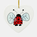 Zoek naar ladybug ornamenten Rood