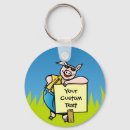 Zoek naar het varken sleutelhangers Dier