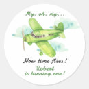 Zoek naar vliegtuig verjaardag stickers Hoe de tijd vliegt
