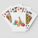 Zoek naar grappig gezicht speelkaarten Cartoon