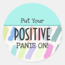 Zoek naar positiviteit stickers positief citaat