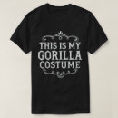Zoek naar gorilla heren tshirts Halloween