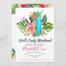 Zoek naar destination bachelorette party uitnodigingen Tropisch