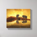 Zoek naar olifanten zonsondergang kunst Natuur