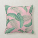 Zoek naar palmblad kussens Roze en groen