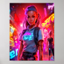 Zoek naar cyberpunk kunst Neon