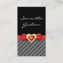 Zoek naar rood lint visitekaartjes Zwart wit