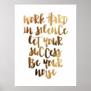 Zoek naar succes posters Hard werken