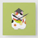 Zoek naar maneki klokken Kat