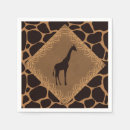 Zoek naar savanne servetten Giraf