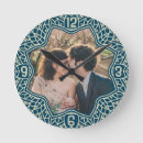 Zoek naar blauwe mandala klokken Voor haar