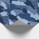 Zoek naar camouflage cadeaupapier Blauw