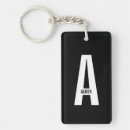 Zoek naar rechthoekige acryl sleutelhangers Minimalistisch