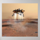 Zoek naar mars lander posters Illustratie
