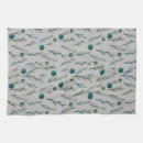 Zoek naar varens keuken handdoeken Blauw
