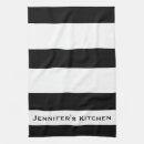 Zoek naar zwart witte strepen keuken handdoeken Gestreept