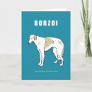 Zoek naar borzoi kaarten Hond