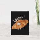 Zoek naar croissant kaarten Schattig