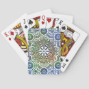 Zoek naar mandala speelkaarten Blauw