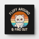 Zoek naar grappige katten fotoplaat Kattenvrouw