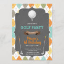 Zoek naar golf verjaardag uitnodigingen Golfuitnodiging