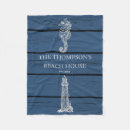 Zoek naar seahorse fleece dekens Kust