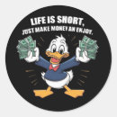 Zoek naar eend cartoon stickers Gelukkig
