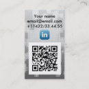 Zoek naar linkedin visitekaartjes Qr code