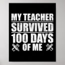 Zoek naar leuke school posters 100ste dag