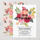 Zoek naar tweeling babyshower uitnodigingen Herfst baby shower
