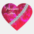 Zoek naar rode diamanten stickers Hart