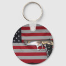 Zoek naar pistool sleutelhangers amerikaanse vlag
