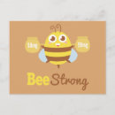 Zoek naar cartoon bee briefkaarten Voor haar