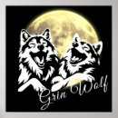 Zoek naar witte wolf kunst Maan