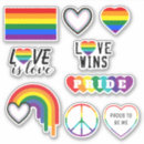 Zoek naar regenboog vlag stickers Liefde is liefde