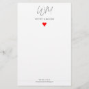Zoek naar rode harten briefpapier Modern