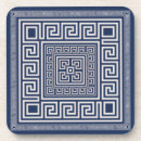 Zoek naar sleutels onderzetters Griekse sleutel