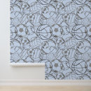 Zoek naar monochromatische kunst Behangpapier