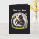 Zoek naar stinkdieren kaarten Schattig