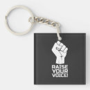 Zoek naar vuist sleutelhangers Protest