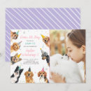 Zoek naar puppy party uitnodigingen Roze