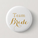 Zoek naar team bruid buttons Goud