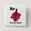 Zoek naar rude buttons Cartoon