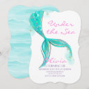 Zoek naar mermaid tail uitnodigingen Zeemeermin