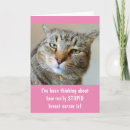 Zoek naar de humor van borstkanker kaarten Ondersteuning