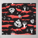 Zoek naar vossen posters Patroon