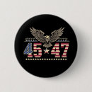 Zoek naar vintage amerikaanse vlag buttons President