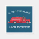 Zoek naar vuur servetten Brandweerman