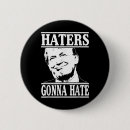 Zoek naar haters buttons Republikein